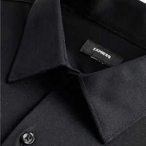 Express Slim Fit Men’s Black Dress Shirt | Size Small | Business Casual / Formal